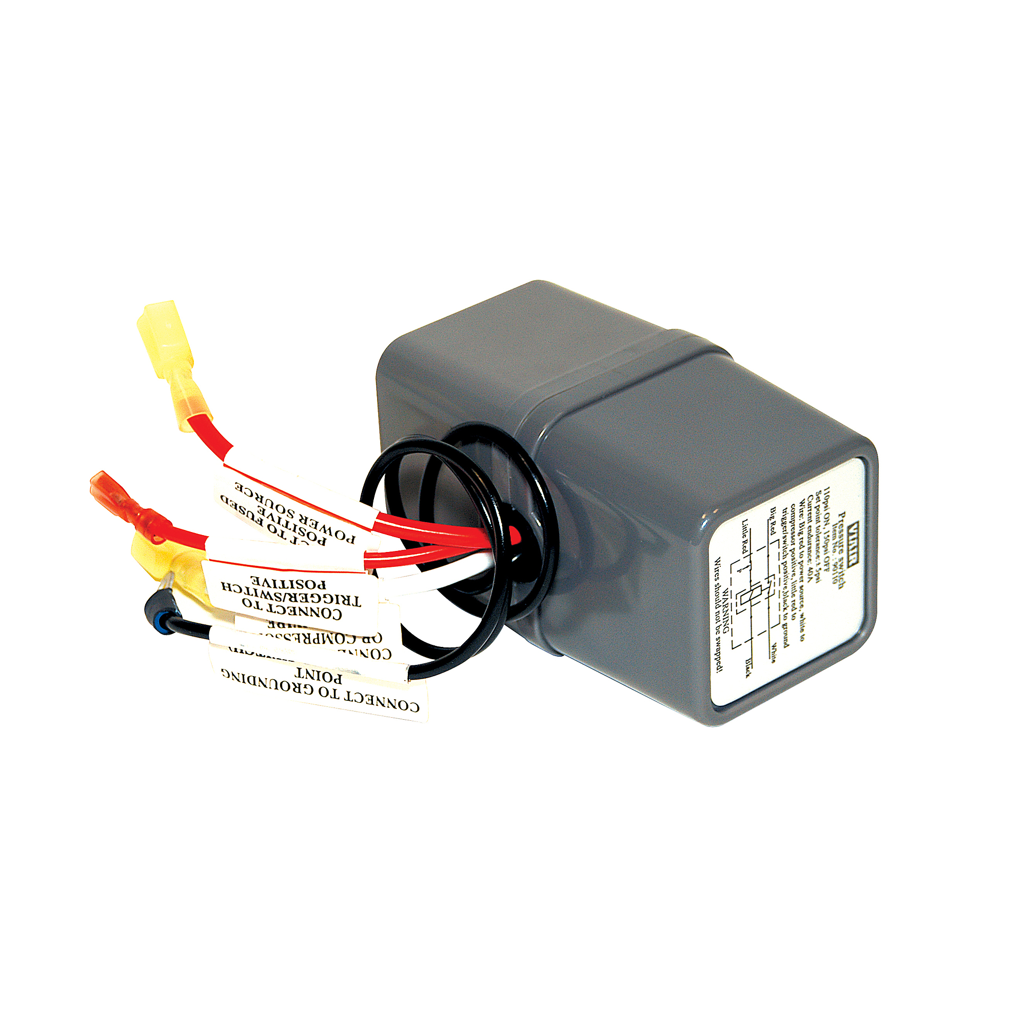 Viair, Pressure Switch with Relay 85 PSI On / 105 PSI Off, Model# 90110